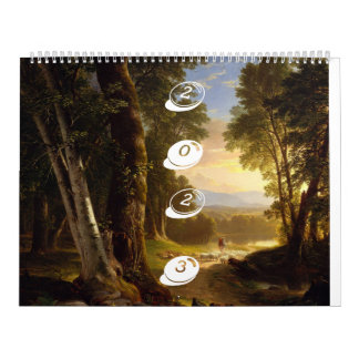 Landscape Painting Calendar 2023