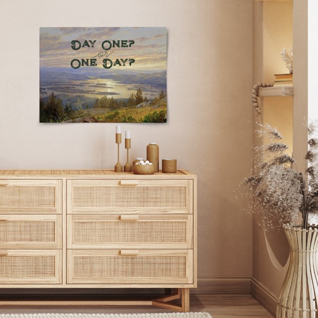 Landscape Painting Motivational Custom Quote Poster (Creator Uploaded)