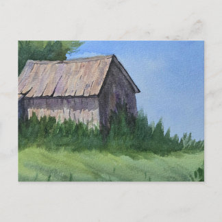 Landscape Painting Watercolor  Postcard