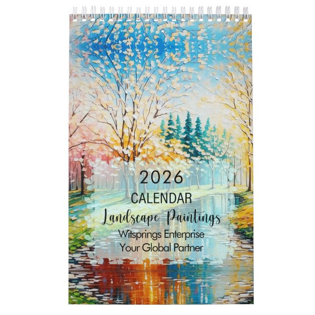 Landscape Paintings Calendar (Cover)