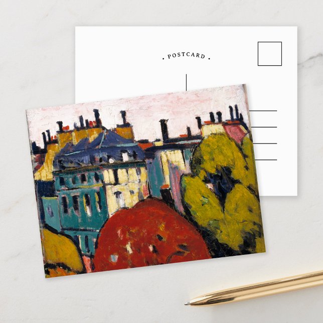 Landscape, Paris | Henry Lyman Saÿen Postcard (Creator Uploaded)