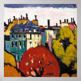 Landscape, Paris Poster