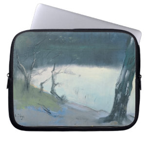 Landscape (pastel on canvas) laptop sleeve