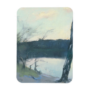 Landscape (pastel on canvas) magnet