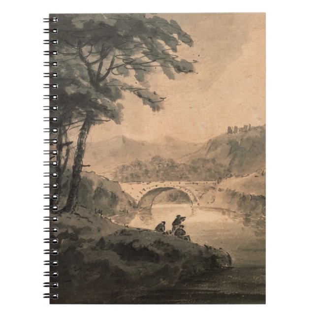 Landscape (pen & ink wash) notebook (Front)