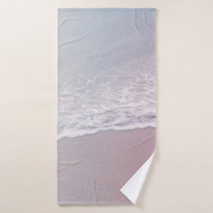 Landscape photo of seashore bath towel