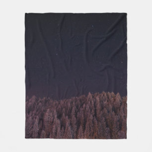 LANDSCAPE PHOTO OF TREES FLEECE BLANKET