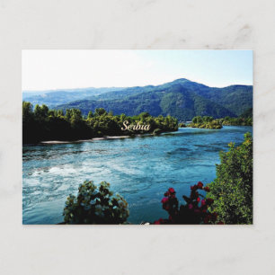 Landscape photograph of Serbia Postcard