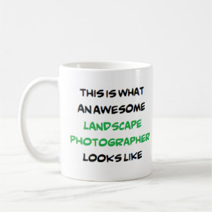 landscape photographer, awesome coffee mug