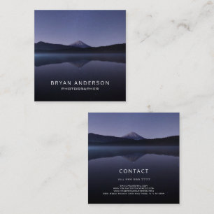 Landscape Photographer  Square Business Card