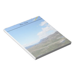 Landscape photography notepad. notepad