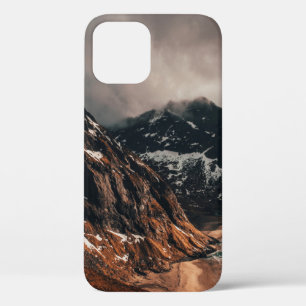 LANDSCAPE PHOTOGRAPHY OF BROWN MOUNTAIN ACROSS WAT iPhone 12 CASE