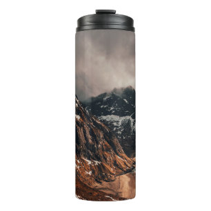 LANDSCAPE PHOTOGRAPHY OF BROWN MOUNTAIN ACROSS WAT THERMAL TUMBLER