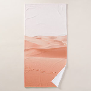 LANDSCAPE PHOTOGRAPHY OF DESSERT BATH TOWEL