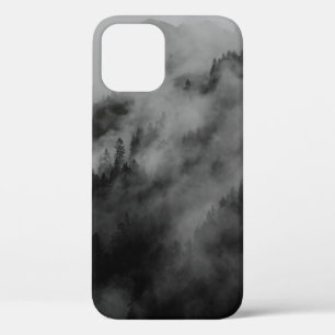 LANDSCAPE PHOTOGRAPHY OF FOGGY HILL iPhone 12 CASE