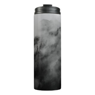 LANDSCAPE PHOTOGRAPHY OF FOGGY HILL THERMAL TUMBLER