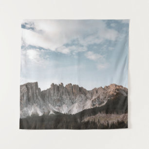 LANDSCAPE PHOTOGRAPHY OF GRAY AND BROWN MOUNTAIN TAPESTRY