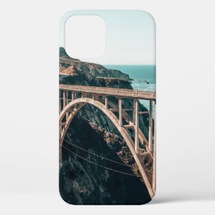 LANDSCAPE PHOTOGRAPHY OF GRAY CONCRETE BRIDGE iPhone 12 CASE
