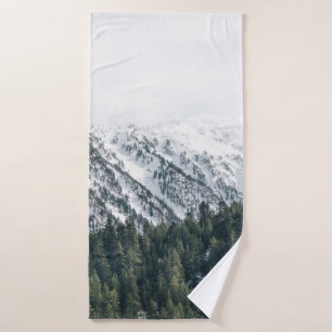 LANDSCAPE PHOTOGRAPHY OF TREES BATH TOWEL