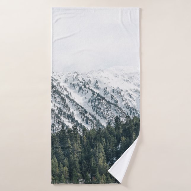 LANDSCAPE PHOTOGRAPHY OF TREES BATH TOWEL (Bath Towel)