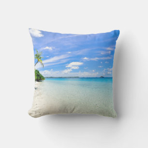 Landscape Photography of Trees on Shoreline Cushion