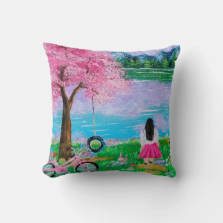 Landscape pillow design 