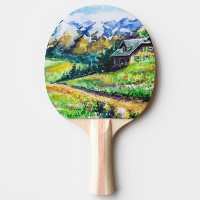 Landscape Ping Pong Paddle (Front)