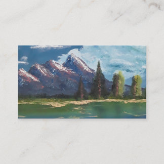 Landscape poster business card
