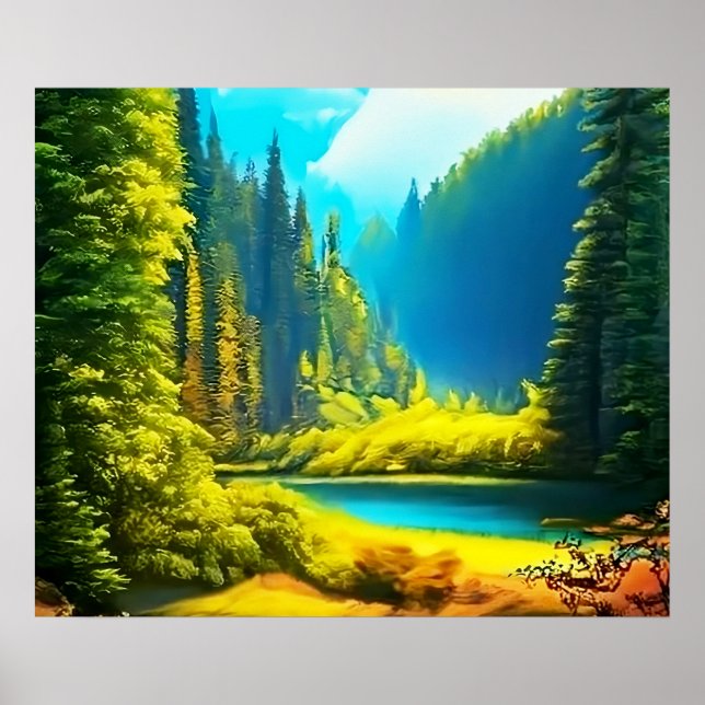 Landscape Realistic And Natural Poster (Front)