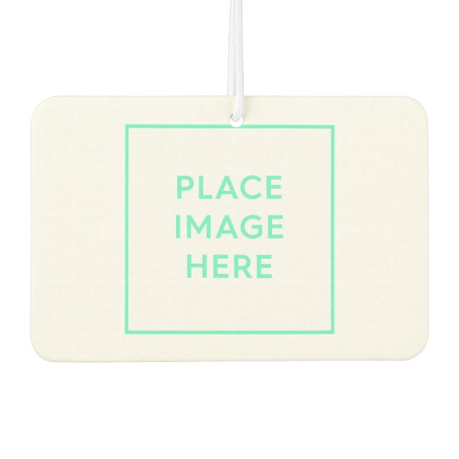 Landscape Rectangle Air Freshener, New Car Car Air Freshener (Front)