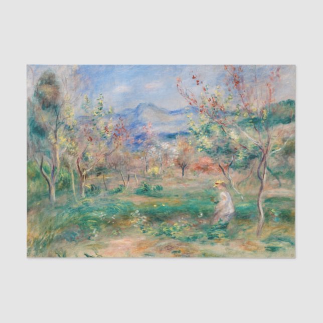 Landscape, Renoir Tissue Paper (Front)