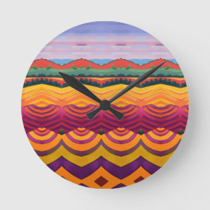 Landscape round clock