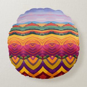 Landscape  round cushion
