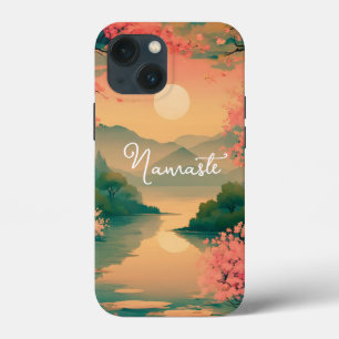 Landscape Sakura Zen iPhone 13 Mini Case
