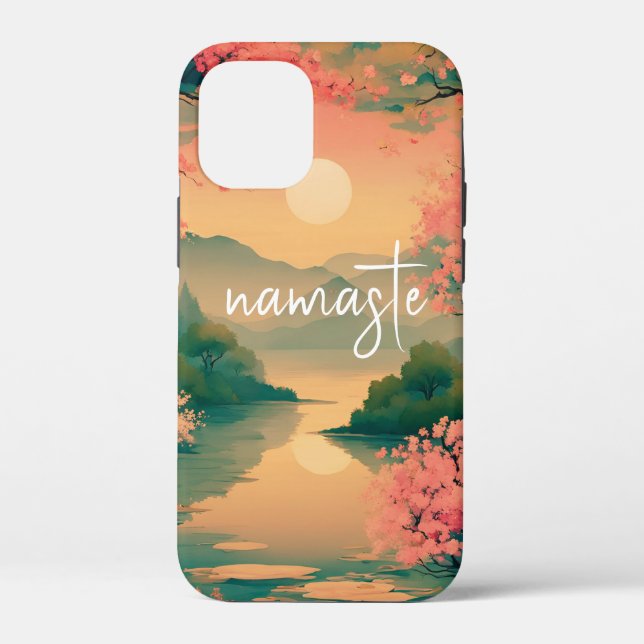 Landscape Sakura Zen Case-Mate iPhone Case (Back)
