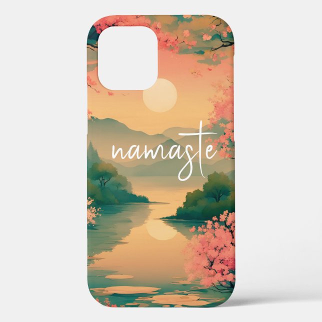 Landscape Sakura Zen Case-Mate iPhone Case (Back)