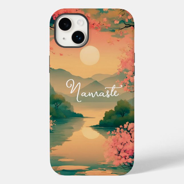 Landscape Sakura Zen Case-Mate iPhone Case (Back)