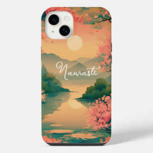 Landscape Sakura Zen iPhone 14 Plus Case