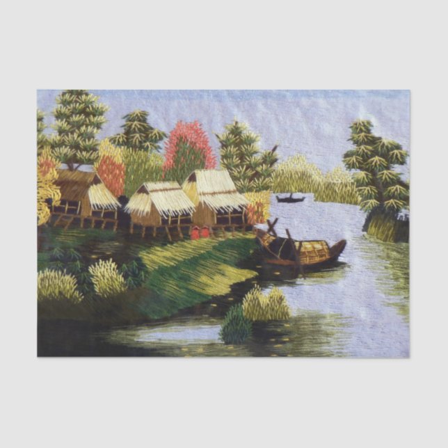 Landscape Scene Gift/Decoupage Tissue Paper (Front)