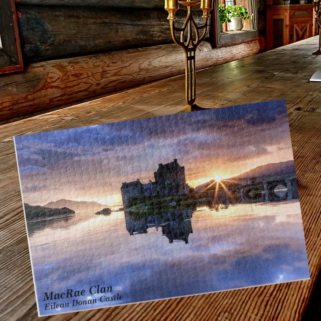 Landscape Scottish MacRae Clan Eilean Donan Castle Jigsaw Puzzle (Creator Uploaded)