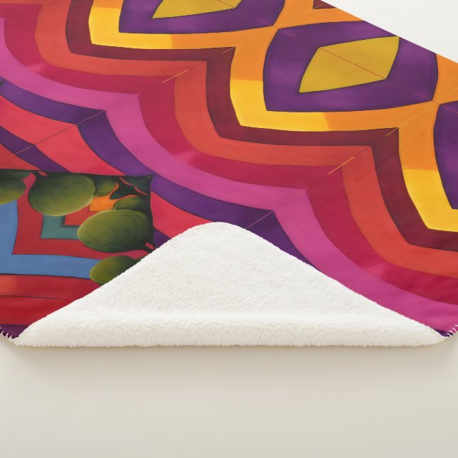 Landscape  sherpa blanket (3/4)