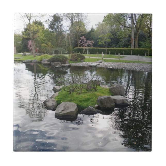 Landscape Small (4.25" x 4.25") Ceramic Photo Tile (Front)