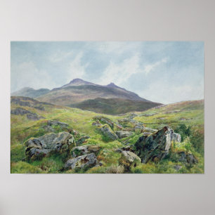 Landscape, Snowdon Poster