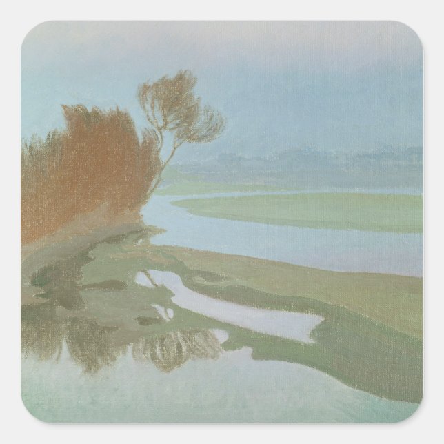 Landscape Square Sticker (Front)