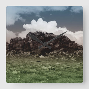 Landscape Square Wall Clock