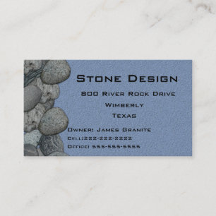 Landscape/Stone Mason Business Business Card