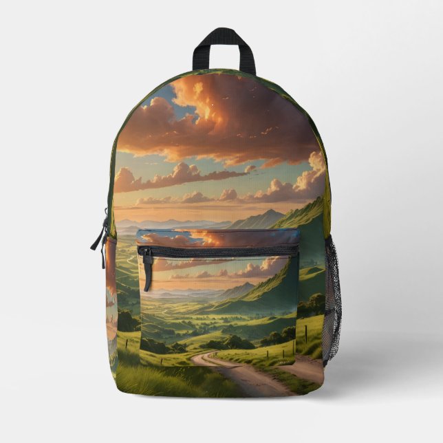 Landscape sundown backpack (Front)