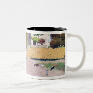 Landscape, The House with the Red Roof, 1924 Two-Tone Coffee Mug