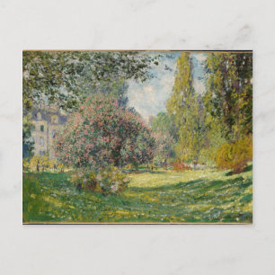 Landscape- The Parc Monceau - Claude Monet Postcard