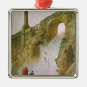 Landscape, The Waterfall Metal Ornament